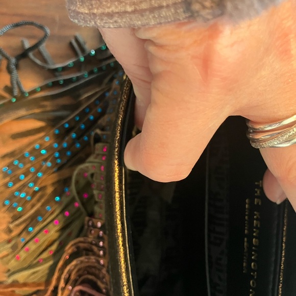 Kurt Geiger Multicolor Fringe Crossbody Bag - Picture 6 of 8